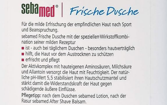 sebamed Frische Dusche Duschgel, 400ml ab 3,75€ (statt 5€)