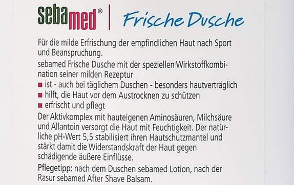 sebamed Frische Dusche Duschgel, 400ml ab 3,60€ (statt 5€)