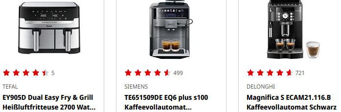 MediaMarkt Bunte Black Deals: z.B. DELONGHI Magnifica S Kaffeevollautomat für 259€ (statt 319€)