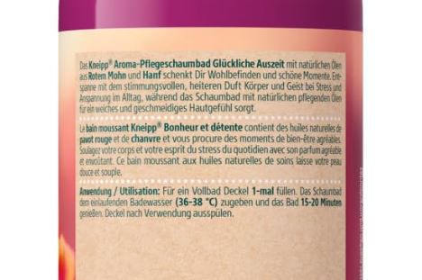 Kneipp Aroma Pflegeschaumbad Glückliche Auszeit, 400ml ab 2,17€ (statt 4€)