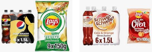 Amazon: Pepsi, Lipton, Rockstar + Lays Snack Bundles im Angebot