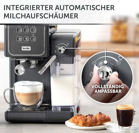 Breville Prima Latte III Siebträgermaschine mit 19 bar für 169,99€ (statt 190€)