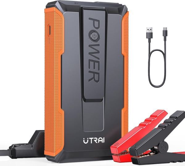 UTRAI Starthilfe Powerbank mit 13.200mAh, 2.000A für 37,79€ (statt 54€)