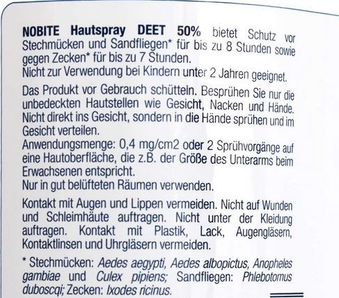 2x NOBITE Insektenschutz Spray, 100 ml für 20,80€ (statt 28€)