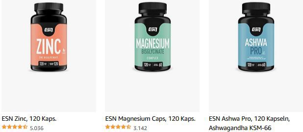 Amazon: ESN Designer Whey & Supplements Sale   z.B. Designer Whey für 26€ (statt 32€)