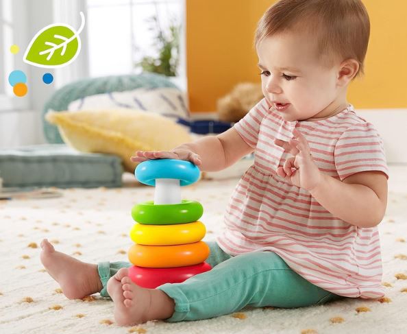 Fisher Price Rock a Stack Babyspielzeug für 6,99€ (statt 13€)