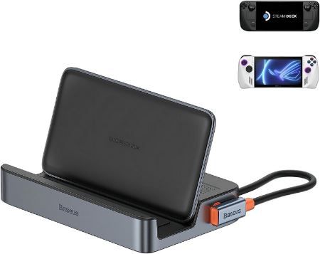 Baseus 6 in 1 Dockingstation für Steam Deck & Rog Ally für 39,99€ (statt 50€)