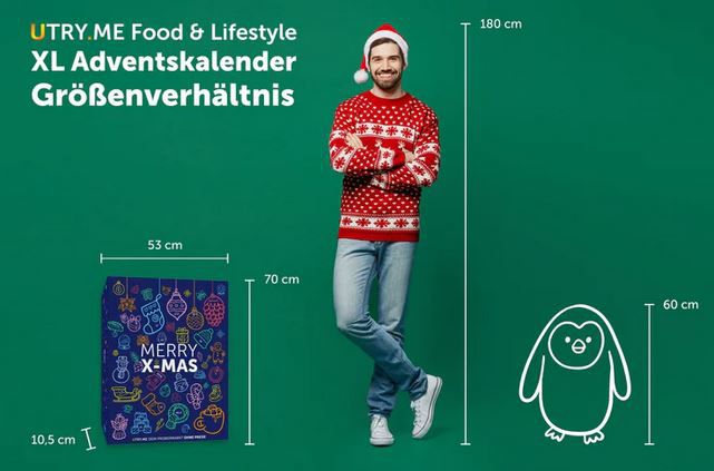 Utry.me XL Adventskalender 2023 für 49,90€ (statt 100€) + Gratis Fichtenset