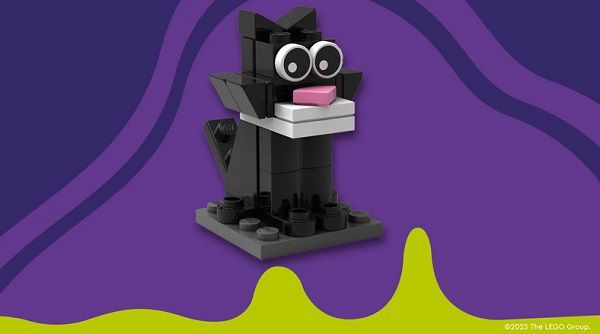 Gratis: Schwarze Halloween Katze bei Bauaktion im LEGO® Stores 26. & 27. Oktober