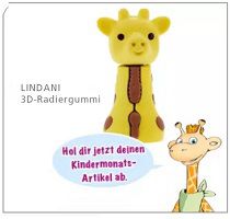 Linda-Apotheken: LINDANI 3D-Radiergummi für Kinder GRATIS