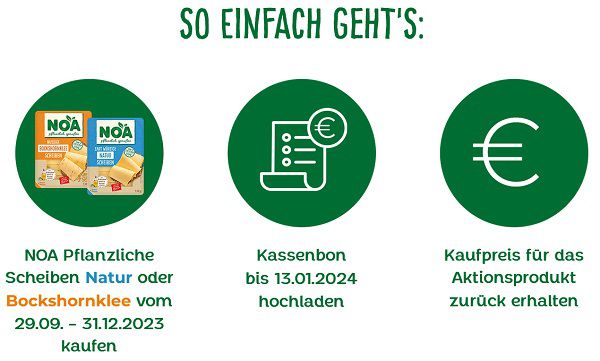 Veganer Käse NOA Natur oder Bockshornklee gratis ausprobieren