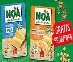 Veganer Käse NOA Natur oder Bockshornklee gratis ausprobieren