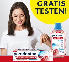 Parodontax ZAHNFLEISCH ACTIVE REPAIR oder Mundspülung gratis ausprobieren