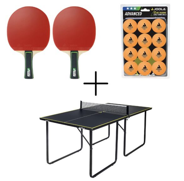 JOOLA Tischtennisplatte + Tischtennis Set mit Schlägern & Bälle für 124,99€ (statt 157€)