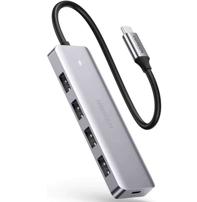UGREEN USB C Hub mit 4x USB 3.0 Ports für 9,99€ (statt 16€)