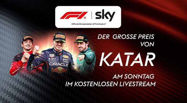 Sky: GP von Katar am 08.10.2023 gratis anschauen