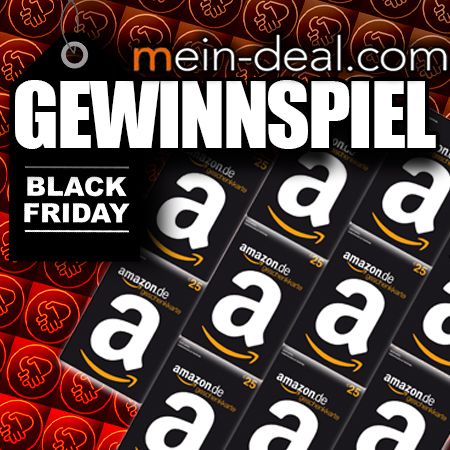 🔥 Mein-Deal Black Friday Gewinnspiel – Wir verlosen 10 x 25€ & 10 x 10€ Amazon Gutscheine