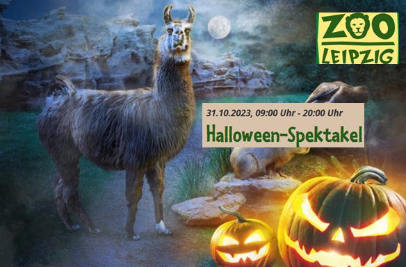 Zoo Leipzig: Am 31.10.2023 kostenloser Eintritt für Kinder im Halloween Kostüm