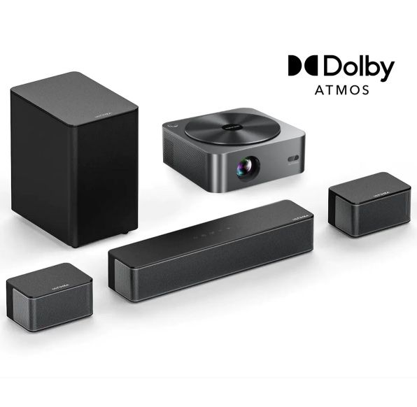 ULTIMEA Apollo P40 LED Beamer + Poseidon D60 Surround Soundbar für 343€ (statt 430€)
