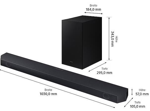 Samsung HW Q64GC ZG 3.1 Kanal Sound System für 249€ (statt 313€)