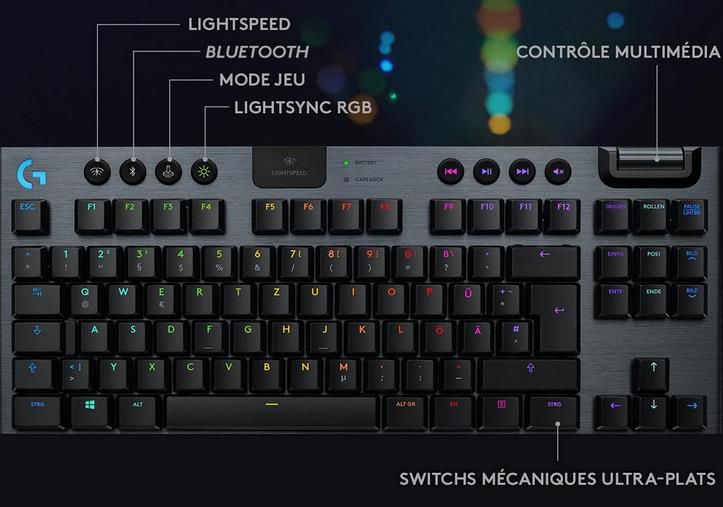 Logitech G915 TKL GL Tactile für 129,90€ (statt 149€)