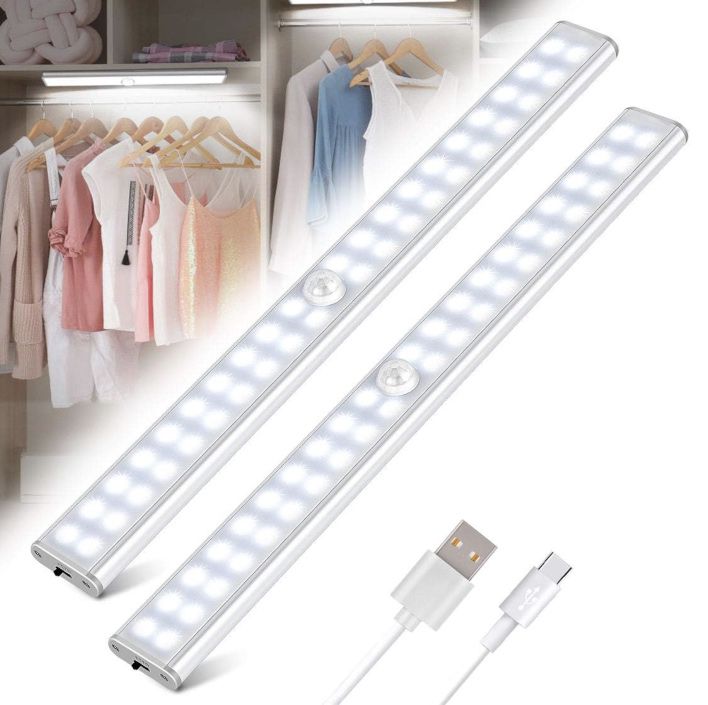 2x Tanbaby LED Schrankbeleuchtung ‎mit 40 LEDs & Akku für 16,79€ (statt 24€)