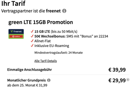 Samsung Galaxy S23 + Vodafone 15 GB LTE für 29,99€ mtl. + 50€ Wechselbonus