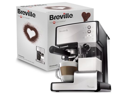 Breville PrimaLatte Kaffee  und Espressomaschine für 139,99€ (statt 171€)
