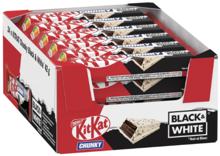 24x42g KitKat Chunky Riegel Black&White für 10,99€ (statt 16€)