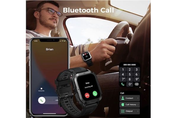 KOSPET Smartwatch Herren mit Telefonfunktion für 49,99€ (statt 98€)