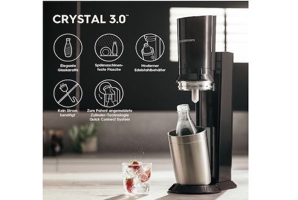 SodaStream Wassersprudler Crystal 3.0 für 71€ (statt 80€)