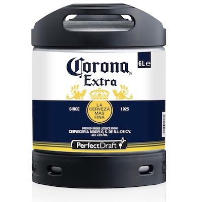 6L Fass PerfectDraft Corona Extra Bier ab 18,99€ (statt 22€)
