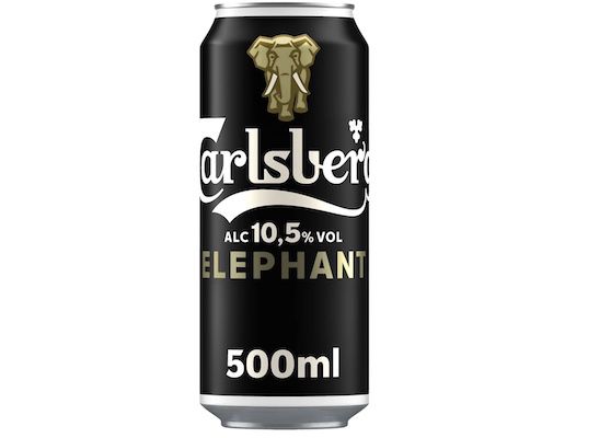 24x 0,5L Carlsberg Elephant Extra Strong 10,5 % Vol. Dosenbier für 23,57€ (statt 31€)