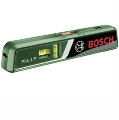 Bosch Laser Wasserwaage PLL 1 P mit Wandhalterung für 31,99€ (statt 35€)