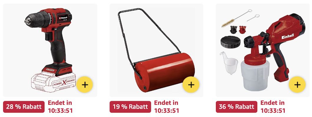 🪏🏡 Amazon: Einhell Geräte stark reduziert z.B. Akku Rasentrimmer für 74€ (statt 90€)