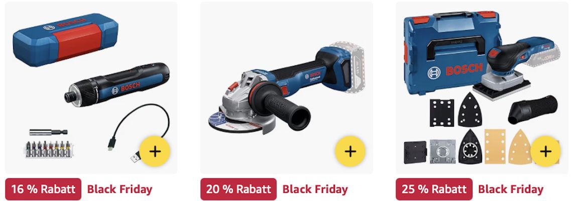 🔝🛠️ Amazon: Bis zu 51% Rabatt auf BOSCH Professional Elektrowerkzeuge