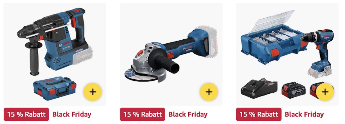 🔝🛠️ Amazon: Bis zu 51% Rabatt auf BOSCH Professional Elektrowerkzeuge