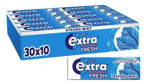 🥶 30er Pack Extra Professional Fresh Strong Mint Kaugummi ab 14,53€ (statt 21€)
