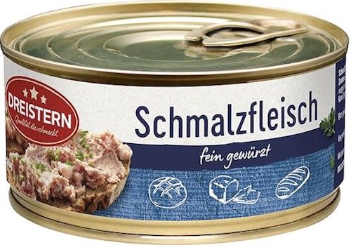 DREISTERN Schmalzfleisch 300g ab 1,75€ (statt 3€)