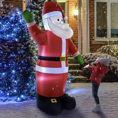 Juskys XXL Weihnachtsmann 250 cm aufblasbar & beleuchtet für 27,96€ (statt 40€)