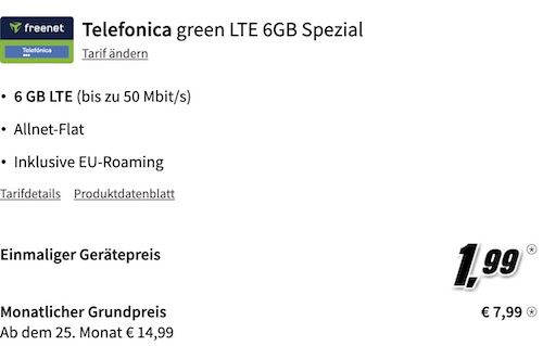 Xiaomi Redmi Note 12 + o2 Allnet 6GB LTE für nur 7,99€ mtl.