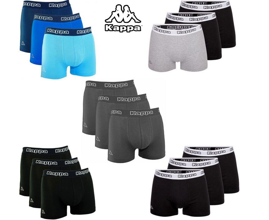 6er Pack Kappa Herren Boxer Shorts für 24,95€ (statt 30€)