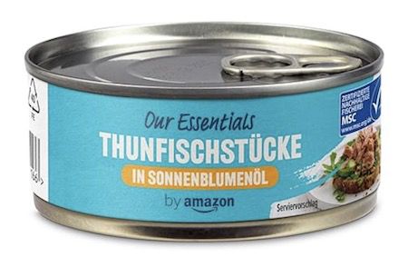 145g by Amazon Thunfischstücke in Sonnenblumenöl ab 0,98€