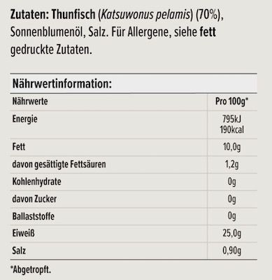 145g by Amazon Thunfischstücke in Sonnenblumenöl ab 0,98€