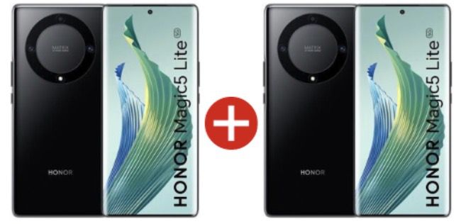 2x Honor Magic 5 Lite 256GB für 1€ + o2 Allnet 10GB (2 Simkarten) für 16,99€ mtl. + 30€ Bonus