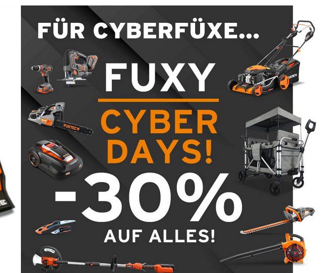 Fuxtec 30% Rabatt &#8211; z.B. FUXTEC Bollerwagen FX-CT700 in Grau für 144€ (statt 199€)