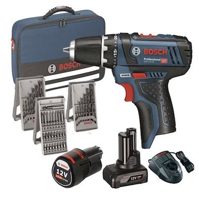 🧑‍🔧 Bosch Professional GSR 12V-15 System Akkuschrauber Set für 101,99€ (statt 125€)