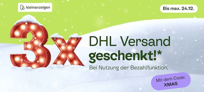 Tipp: Kleinanzeigen.de: kostenloser DHL Versand