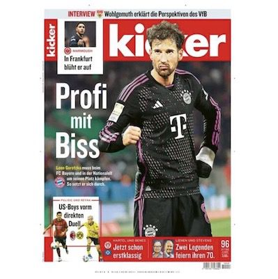 52 Ausgaben Kicker für 139,10€ + Prämie: 90€ Amazon Gutschein