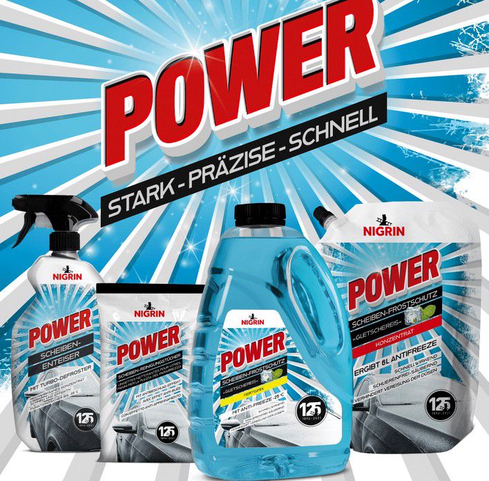 NIGRIN KFZ-Scheiben-Frostschutz POWER, Konzentrat, 5 l